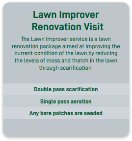lawn improver renovation visit